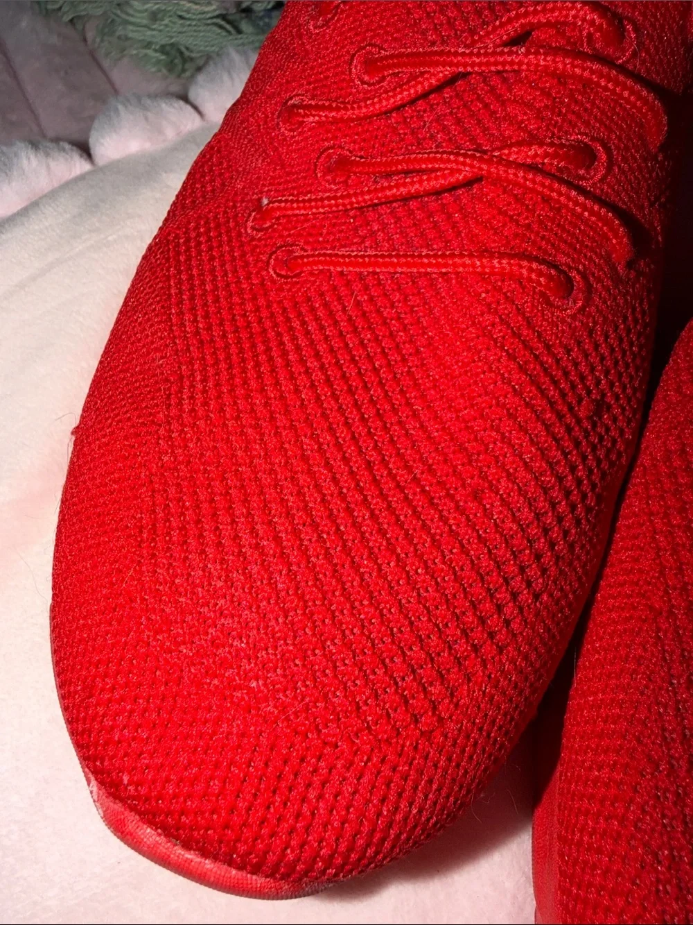 Fila Red Knit Lightweight Sneakers